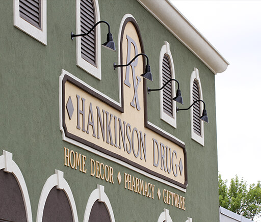 Hankinson Drug ND Storefront Signage