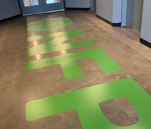 NFP Floor Graphics